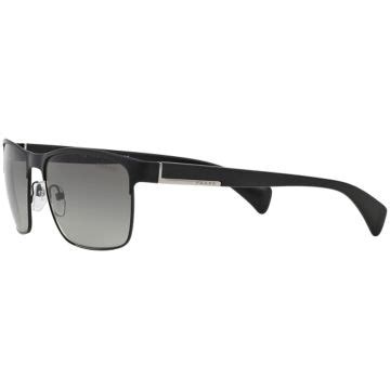 prada black matte rectangle sunglasses polarized pr 51os|Prada PR 51OS CONCEPTUAL Polarized FAD5W1 Sunglasses .